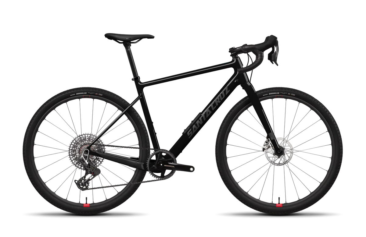 Santa Cruz Stigmata CC 700c - Red Force 1x Reserve - Gloss Black Sparkle - 2025