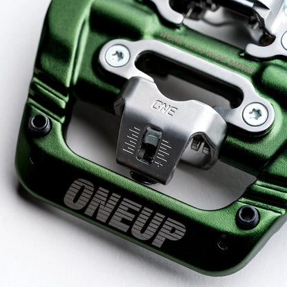OneUp XC Clip Pedals - Dark Green