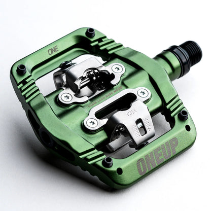 OneUp XC Clip Pedals - Dark Green