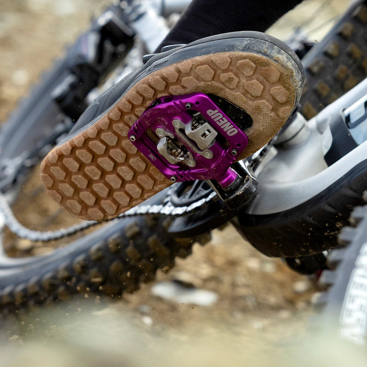 OneUp XC Clip Pedals - Purple