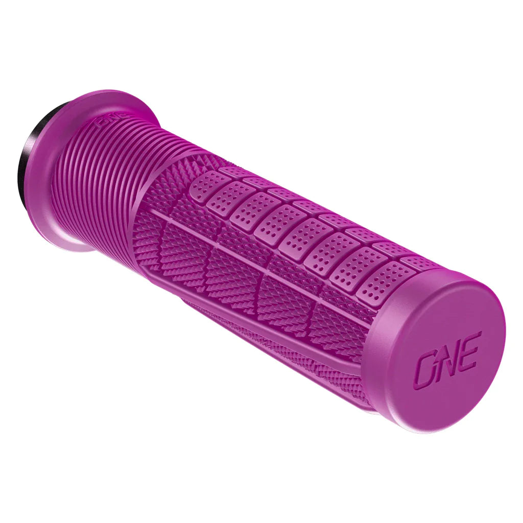 OneUp Thick Lock-On MTB Grips - Purple