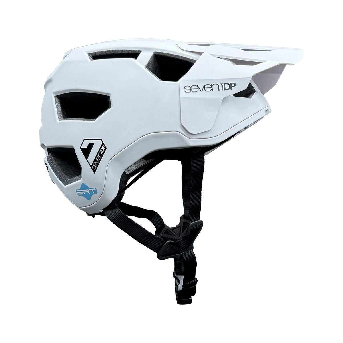 7 iDP Project 21 Trail MTB Helmet - Matt Ice White