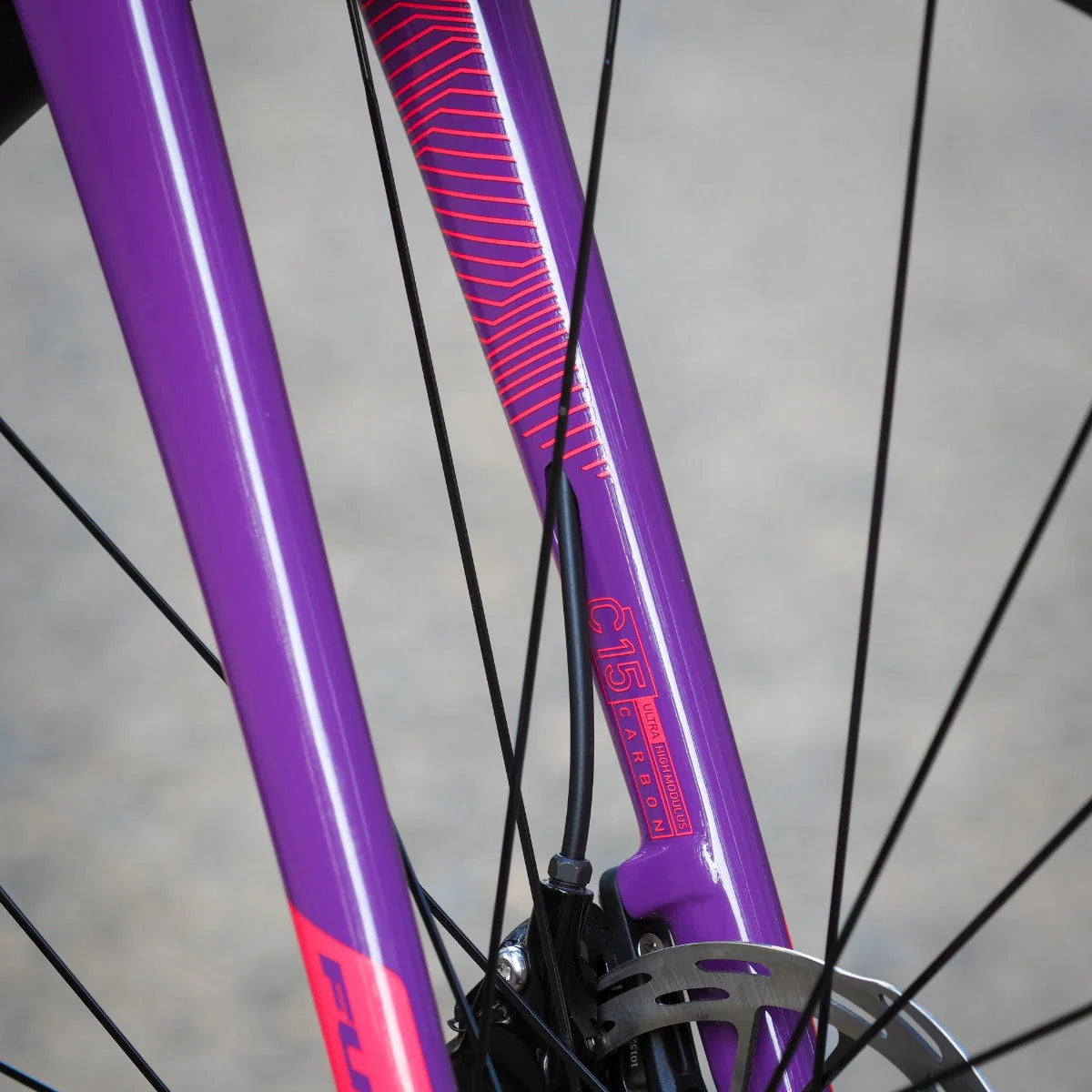 Fuji Jari Carbon CX 700c Gravel Bike - Eggplant