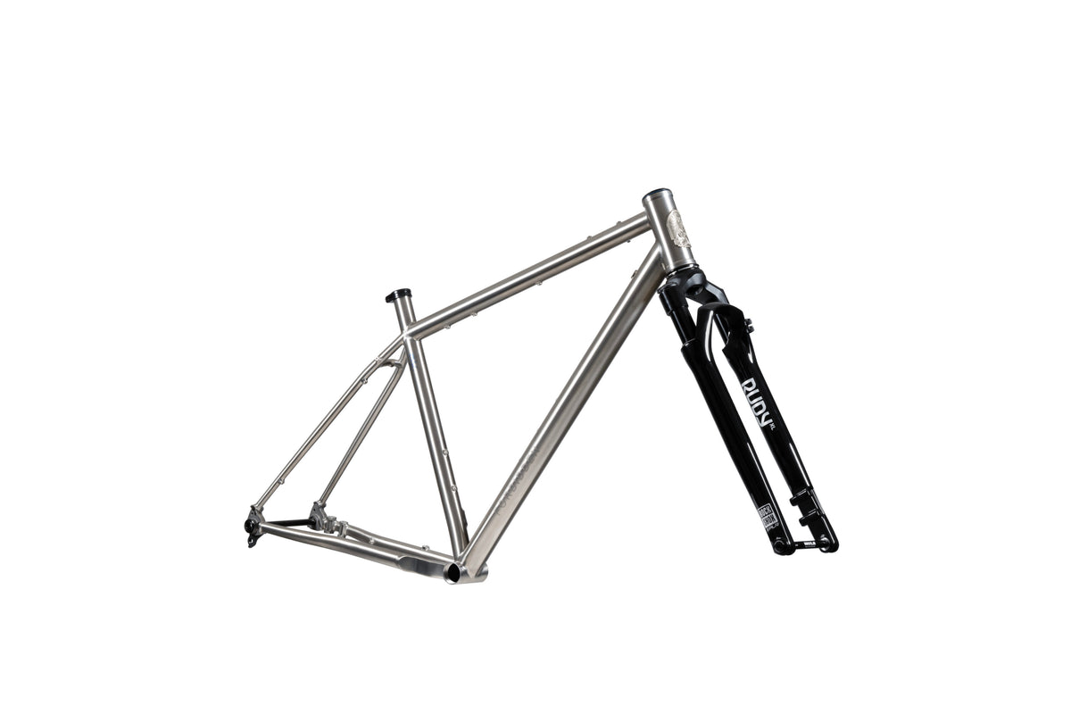 Forbidden Puritan 700c Framekit - Titanium Raw