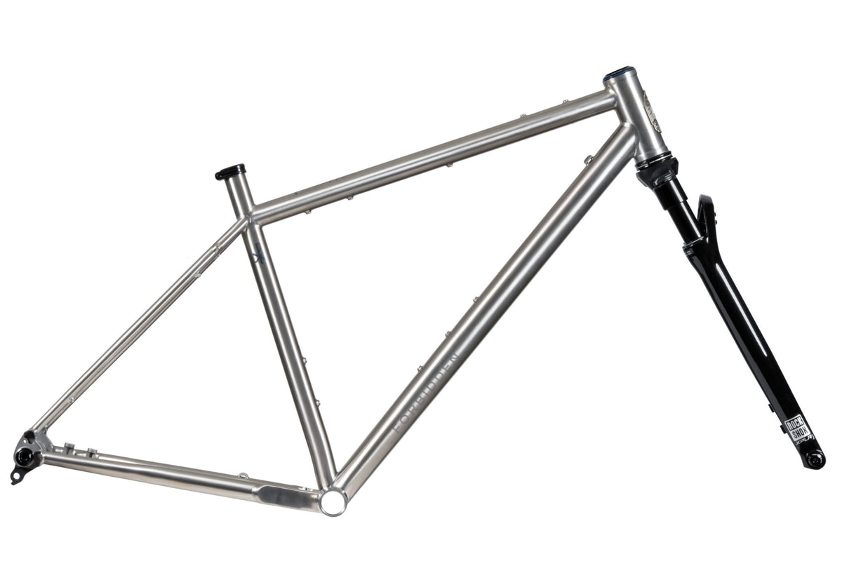 Forbidden Puritan 700c Framekit - Titanium Raw