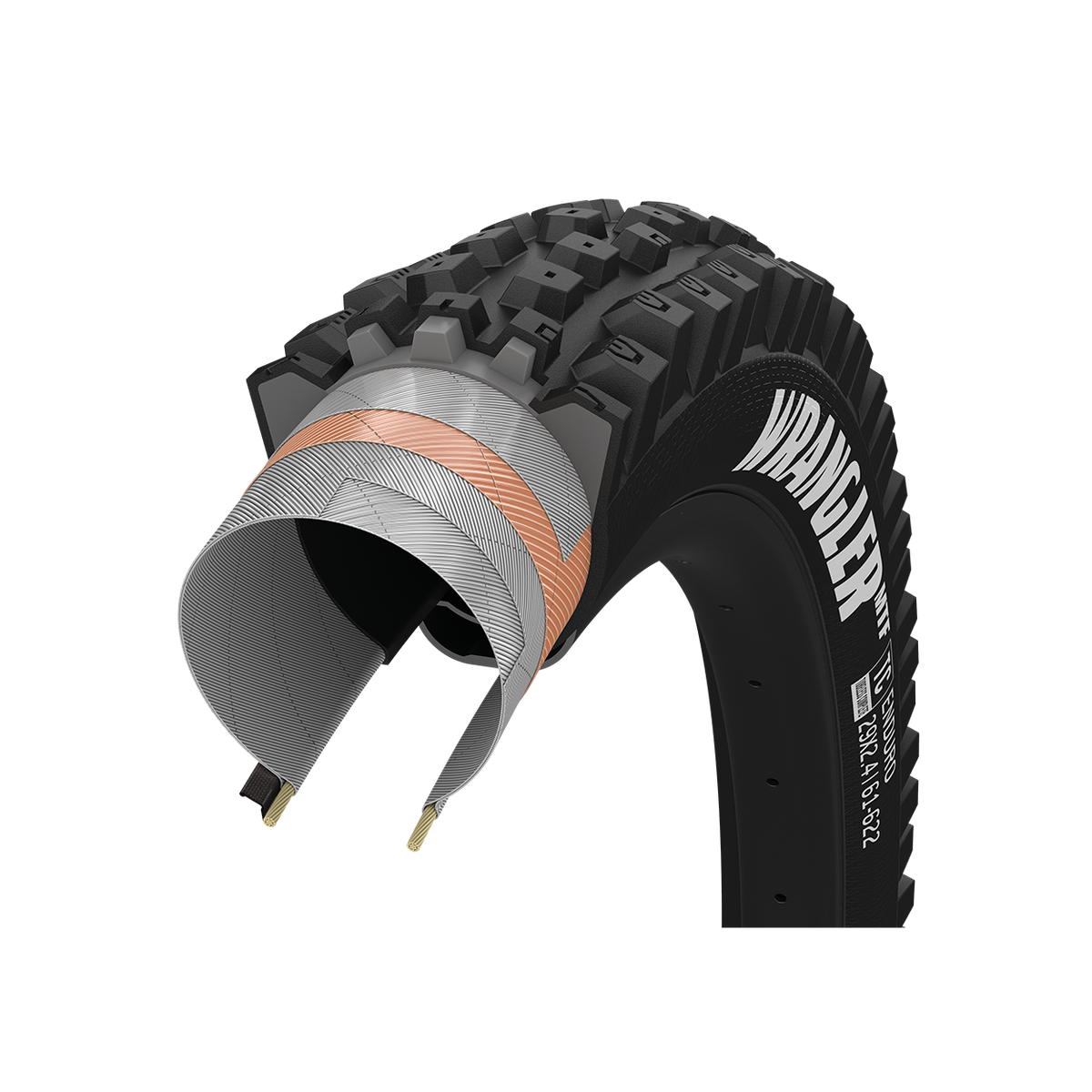 Goodyear Wrangler Enduro MTF 29" Folding MTB Tire - Front