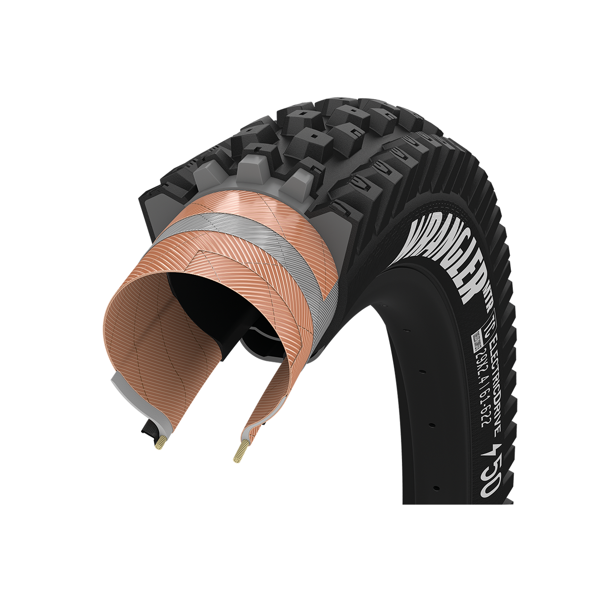 Goodyear Wrangler ElectricDrive MTR 27.5" Folding MTB Tire - Rear