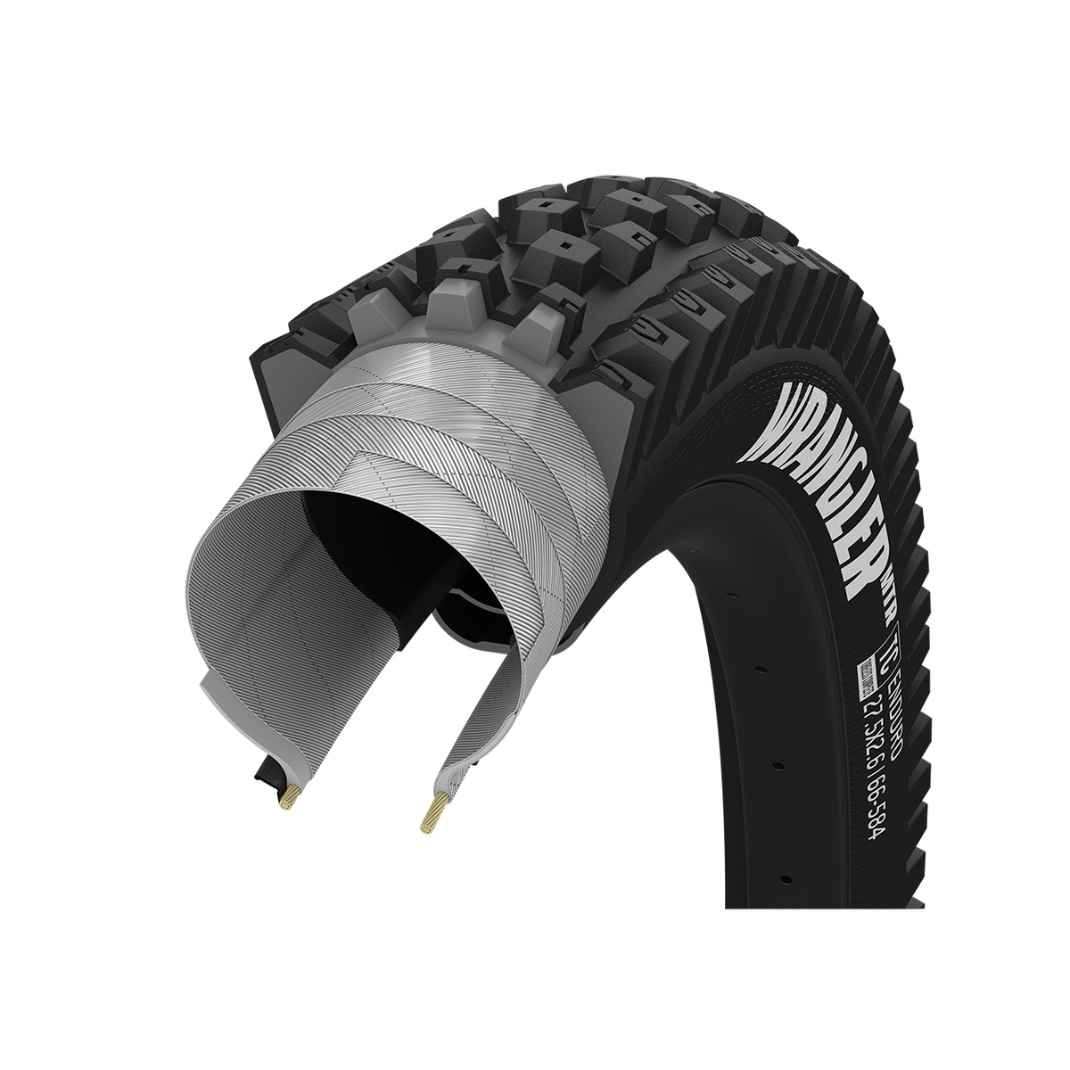 Goodyear Wrangler Enduro MTR 29" Folding MTB Tire - Rear