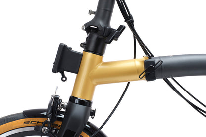 Brompton T Line 12-Speed - Ceratech - Black-Gold