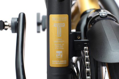 Brompton T Line 12-Speed - Ceratech - Black-Gold