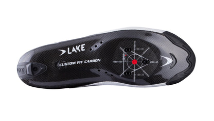 Lake CX403 Road Shoe - Black-Silver