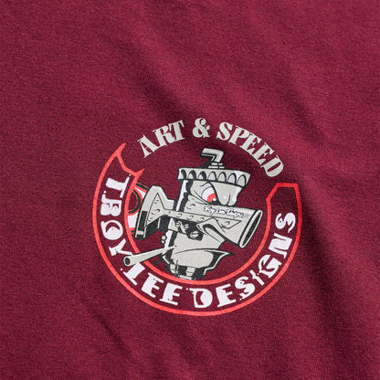Troy Lee Designs Carb Long Sleeve Tee - Sangria
