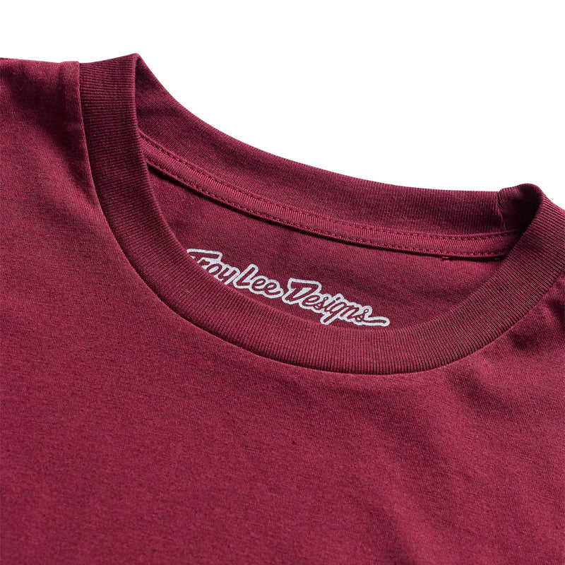 Troy Lee Designs Carb Long Sleeve Tee - Sangria