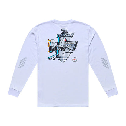 Troy Lee Designs Carb Long Sleeve Tee - White