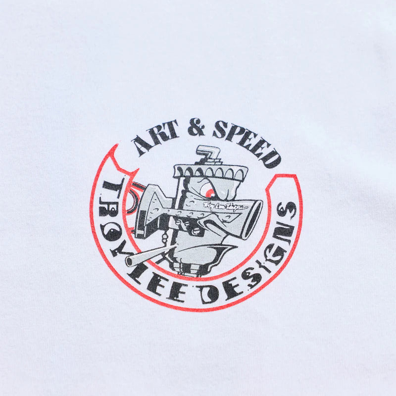 Troy Lee Designs Carb Long Sleeve Tee - White