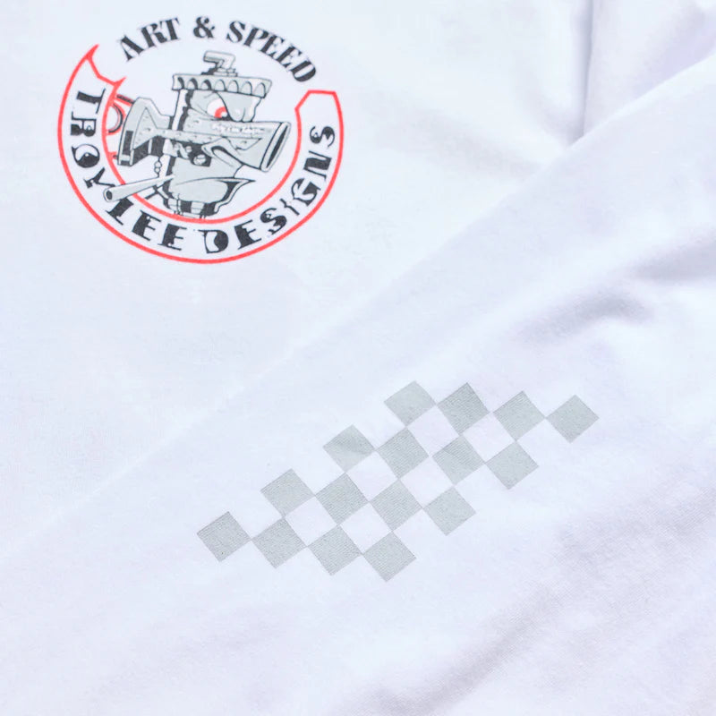 Troy Lee Designs Carb Long Sleeve Tee - White