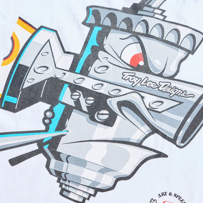 Troy Lee Designs Carb Long Sleeve Tee - White