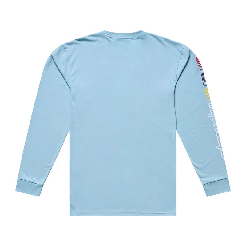 Troy Lee Designs Deuces Long Sleeve Tee - Dawn Blue