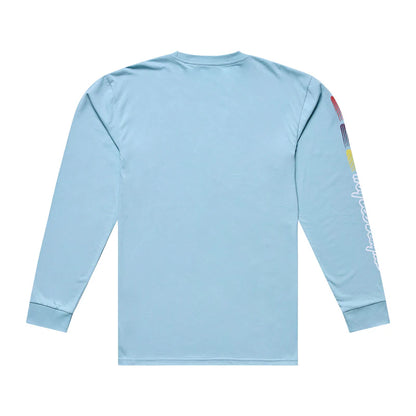Troy Lee Designs Deuces Long Sleeve Tee - Dawn Blue