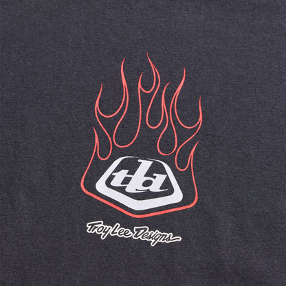 Troy Lee Designs Flame2 Long Sleeve Tee - Carbon