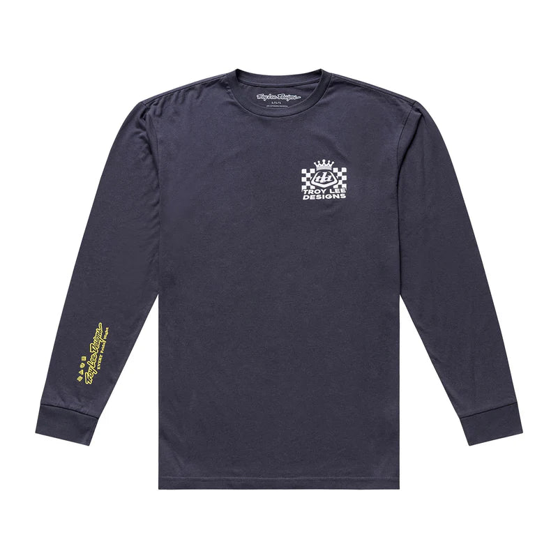 Troy Lee Designs Friday Night Long Sleeve Tee - Carbon