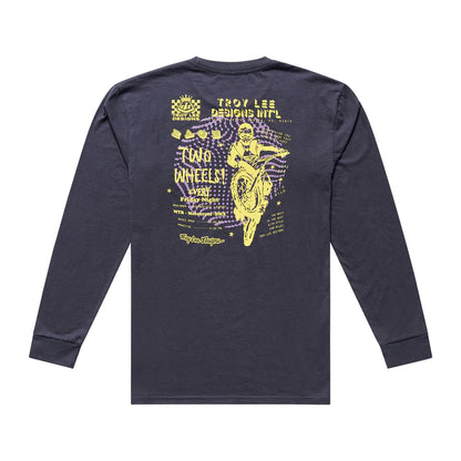 Troy Lee Designs Friday Night Long Sleeve Tee - Carbon
