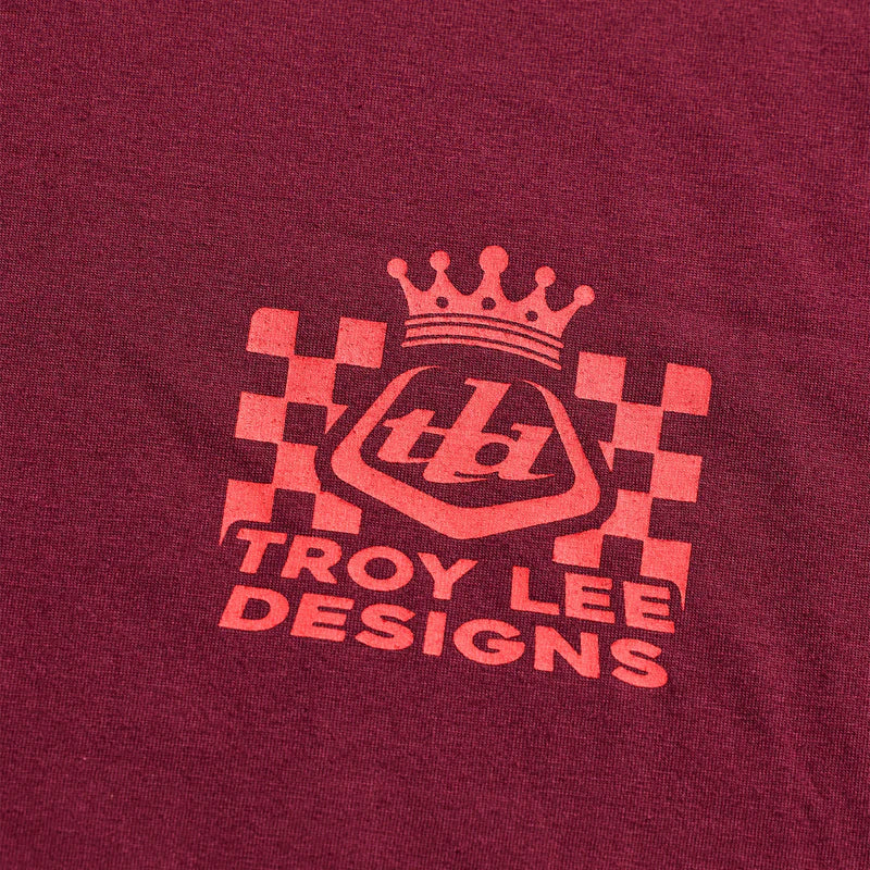 Troy Lee Designs Friday Night Long Sleeve Tee - Sangria