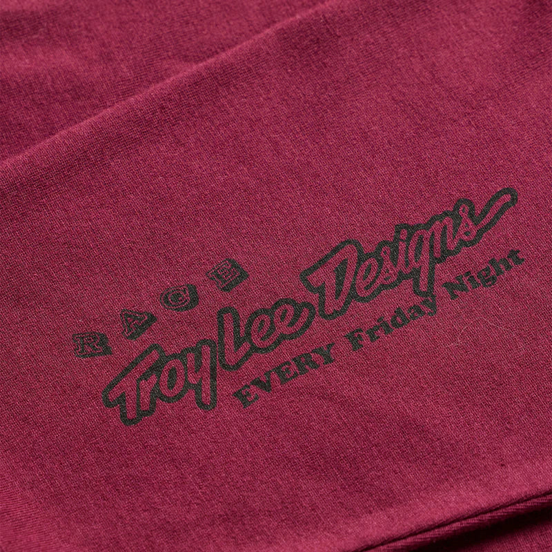 Troy Lee Designs Friday Night Long Sleeve Tee - Sangria