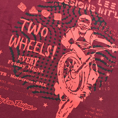 Troy Lee Designs Friday Night Long Sleeve Tee - Sangria