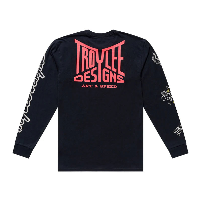 Troy Lee Designs Handlebar Long Sleeve Tee - Black