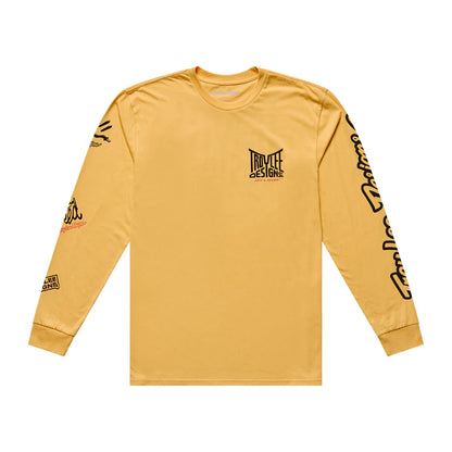Troy Lee Designs Handlebar Long Sleeve Tee - Bleached Melon