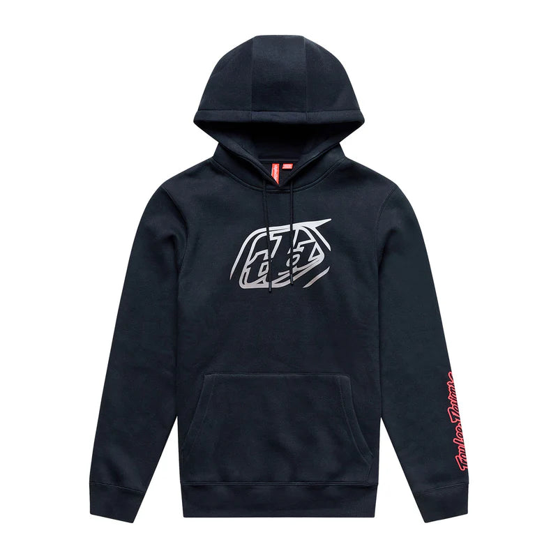 Troy Lee Designs Pullover Hoodie - Badge - Black-Gray