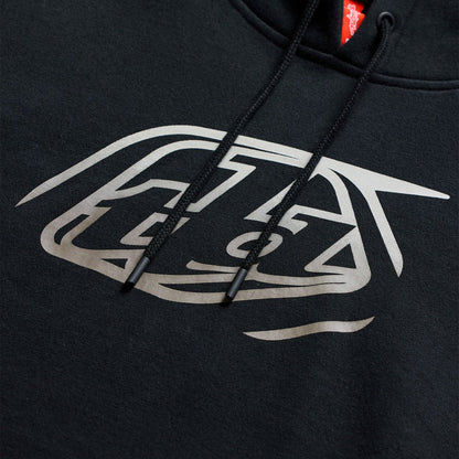 Troy Lee Designs Pullover Hoodie - Badge - Black-Gray
