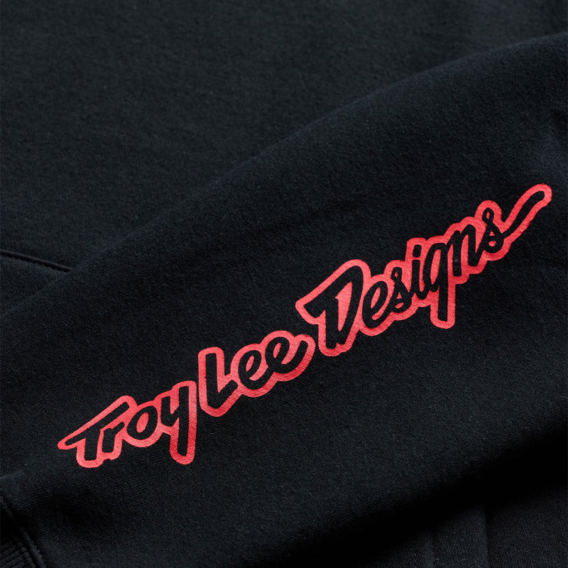 Troy Lee Designs Pullover Hoodie - Badge - Black-Gray