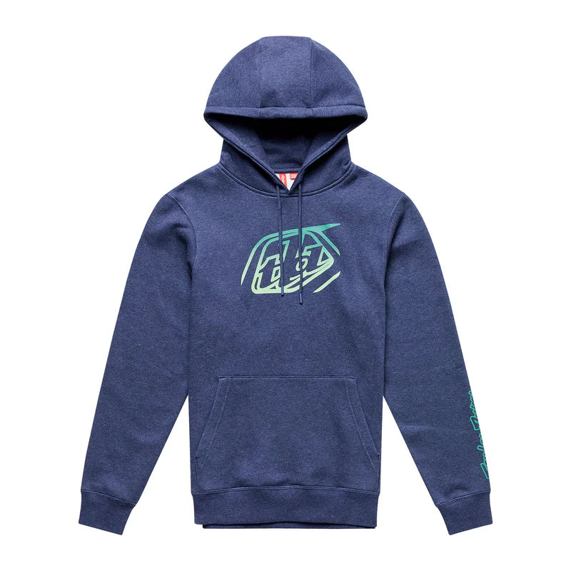 Troy Lee Designs Pullover Hoodie - Badge - Navy Heather
