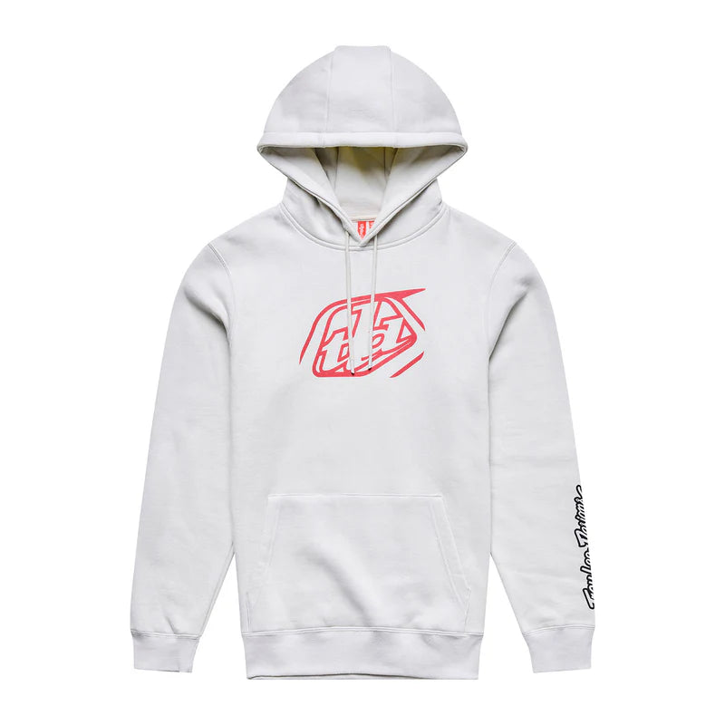 Troy Lee Designs Pullover Hoodie - Badge - Pumice