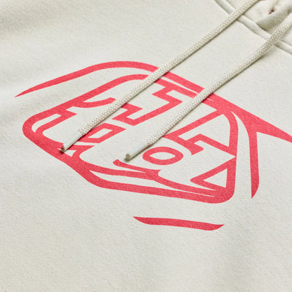 Troy Lee Designs Pullover Hoodie - Badge - Pumice