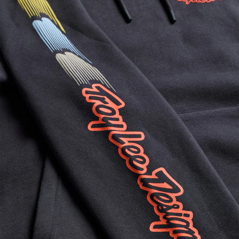 Troy Lee Designs Pullover Hoodie - Peace Out - Carbon-Black