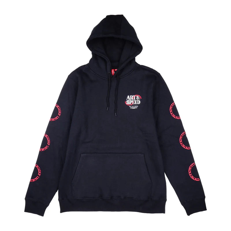Troy Lee Designs Pullover Hoodie - Pink Slips - Black