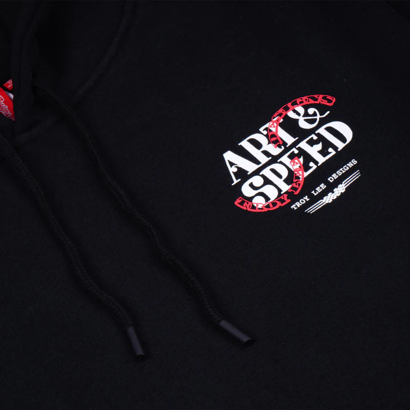 Troy Lee Designs Pullover Hoodie - Pink Slips - Black