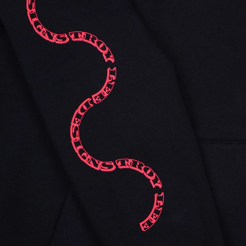 Troy Lee Designs Pullover Hoodie - Pink Slips - Black