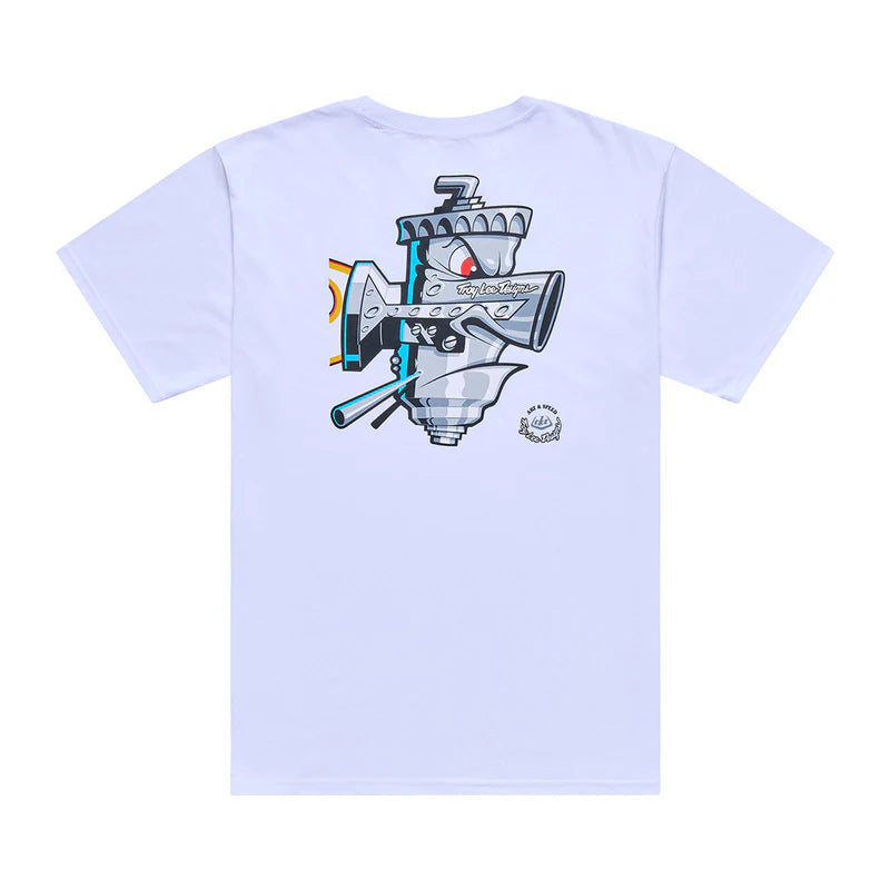 Troy Lee Designs Carb Short Sleeve Tee - White