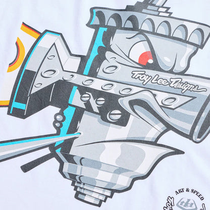 Troy Lee Designs Carb Short Sleeve Tee - White