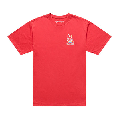 Troy Lee Designs Deuces Short Sleeve Tee - Scarlet