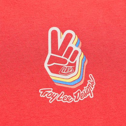 Troy Lee Designs Deuces Short Sleeve Tee - Scarlet