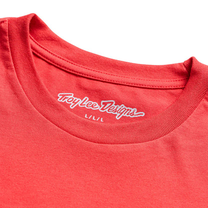 Troy Lee Designs Deuces Short Sleeve Tee - Scarlet