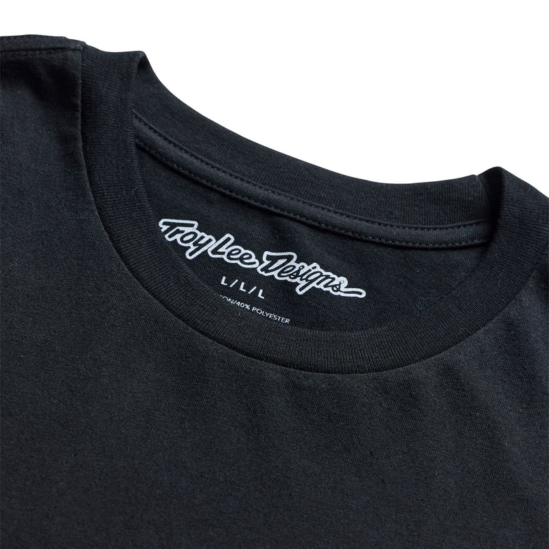 Troy Lee Designs Feathers Short Sleeve Tee - Black-Black