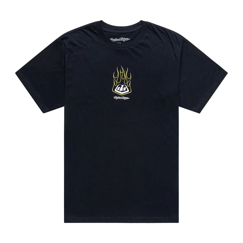 Troy Lee Designs Flame2 Short Sleeve Tee - Black