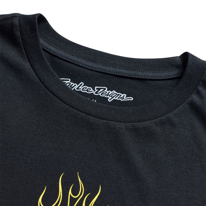 Troy Lee Designs Flame2 Short Sleeve Tee - Black
