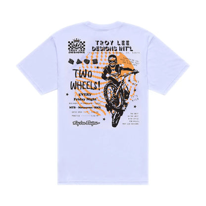 Troy Lee Designs Friday Night Short Sleeve Tee - White